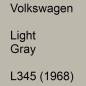 Preview: Volkswagen, Light Gray, L345 (1968).